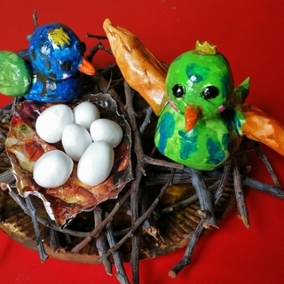 板橋区ときわ台の絵画造形教室　ときわ台こどもアトリエ　（絵と工作）の画像