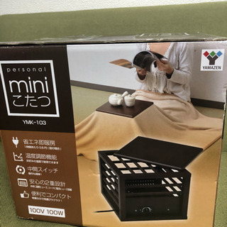 ミニこたつ「決まりました」