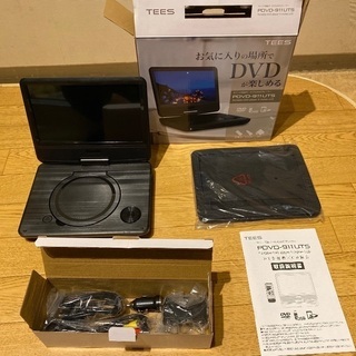 9インチ液晶ポータブルDVDプレーヤー＋Bluetoothスピー...