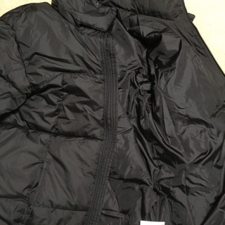 5月終了ダウンジャケット黒　Lサイズの画像