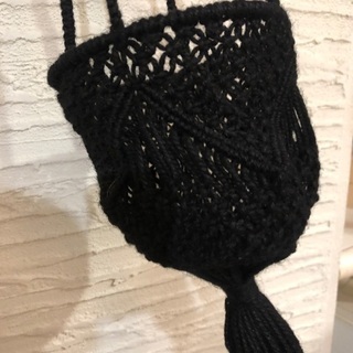 マクラメ　植木ホルダーの画像