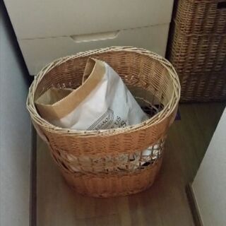 決まりました。値下げ可愛い収納かごです