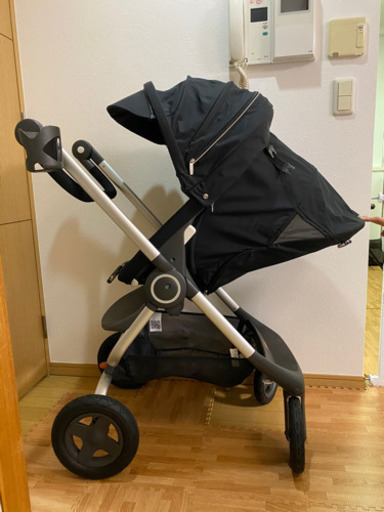 1月20日まで【値段交渉承ります！！】ベビーカーAB ストッケスクート（カップホルダー、ソフトバッグ、虫よけネット付き）