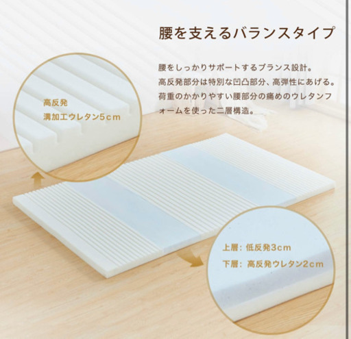 マットレス　シングル　高反発　