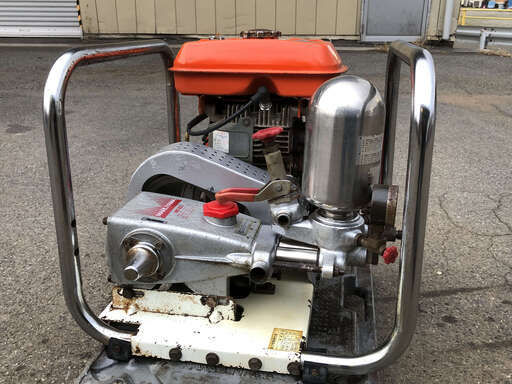 整備済 圧力35Kgf/c㎡ 吸水量26L/分 4馬力 セット動噴 MS303　丸山　現品確認 手渡し歓迎 初期不良対応可能