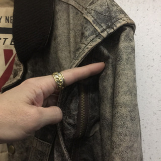 2WAY皮ジャンの画像