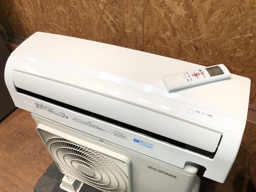 【管理KR114】アイリスオーヤマ 2017年 2.2kw 6畳用 ルームエアコン DKRA-2201R