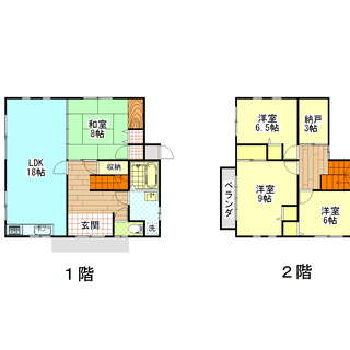 【入居決定しました】一戸建て賃貸◆大野市右近次郎◆４ＳＬＤＫ　駐車４～５台可能◆小山小学校も近く子育て環境良好◆ - 不動産