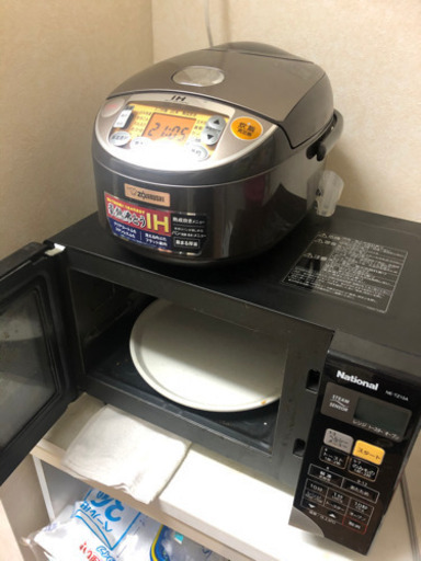 レンジ、炊飯器
