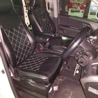 レザー調　シートカバー　 黒　RG1 2 3 4 ステップワゴン　専用