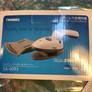 ツインバード ハンディアイロン&スチーマー