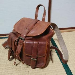 【取引中】本革リュック　ジャンク品