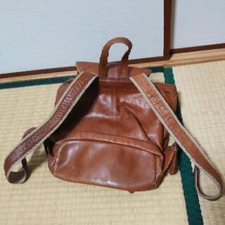 【取引中】本革リュック　ジャンク品の画像