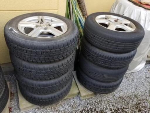 185/65R14 夏タイヤとスタッドレス冬タイヤ