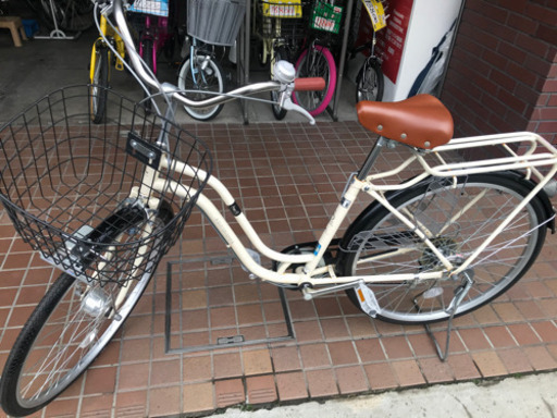 26インチ　6段変速　ledオートライト付　美品