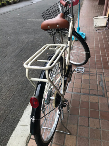 26インチ　6段変速　ledオートライト付　美品