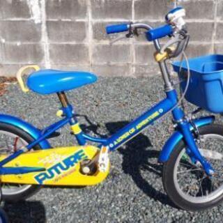 14インチ　補助輪つき自転車