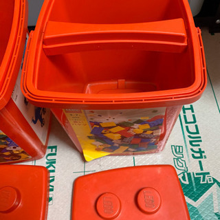 LEGO バケツ　3個まとめての画像