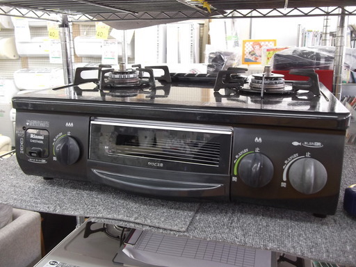 ID:G903161　ガスコンロ（プロパン用）２０１４年リンナイ製　左高火力