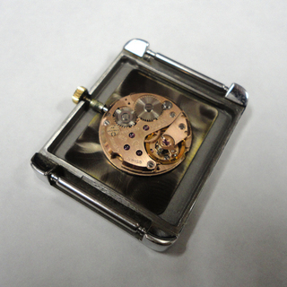 本物 オメガ デビル ケースのみ 手巻き 2針 ブロックスクエア 8423 Cal