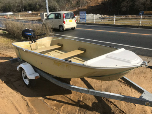 ★免許不要ボート トーハツ 4スト2馬力船外機セット