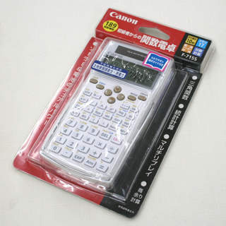 未使用品 Canon 初級者からの関数電卓 F-715S 189...