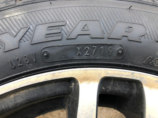 2019年製超バリ溝‼️10分山‼️新品スタッドレスタイヤ中古ホイール付 軽自動車用　