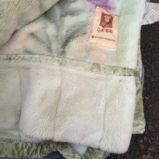 中古毛布 ペット用、引っ越し用などに。差し上げますの画像