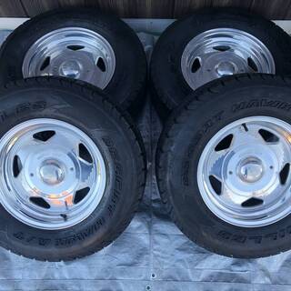 希少！ＣＥＮＴＥＲＬＩＮＥ15インチアルミ　５穴　PCD127/139.7　ＡＣＨＩＬＬＥＳ　ＤＥＳＥＲＴ　ＨＡＷＫ　Ａ/Ｔ　235/70Ｒ/15 