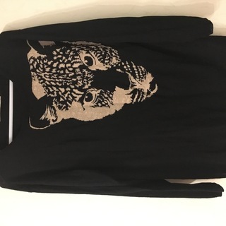 美品！！ZARA　KNIT 　お洒落な豹柄ニット　Mサイズの画像