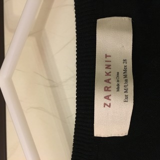 美品！！ZARA　KNIT 　お洒落な豹柄ニット　Mサイズの画像