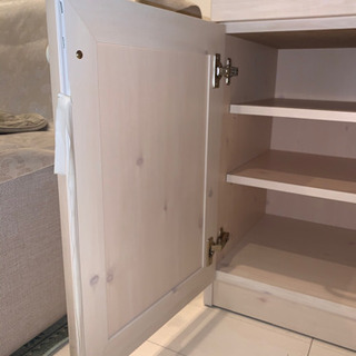 【期間限定】★フレンチカントリー調 食器棚 ★ B-COMPANY(ビーカンパニー)【メーカー:（株）ユーアイ】の画像