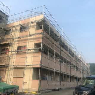 足場職人募集の画像