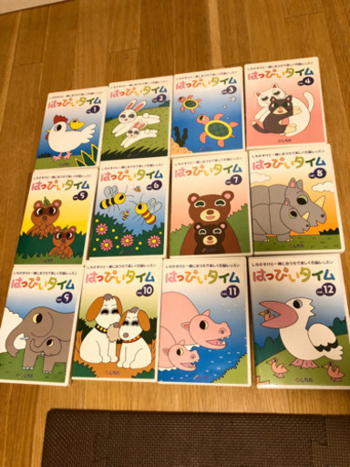 七田式  はっぴぃタイム DVD12巻