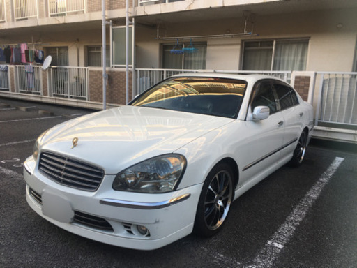 50シーマ 300G 車検令和3年11月　パールホワイト