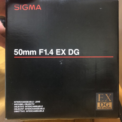 SIGMA 50F1.4EX DG HSM/C（キヤノン EFマウント）