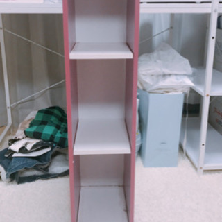 細身のカラーボックス