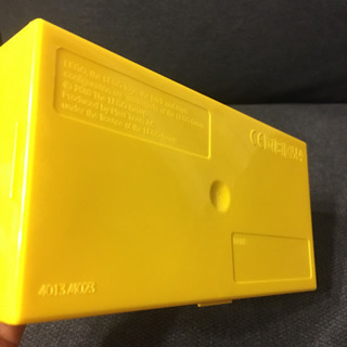 【中古】レゴブロック型お弁当箱イエロー　LEGOの画像
