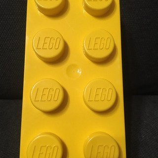 【中古】レゴブロック型お弁当箱イエロー　LEGO