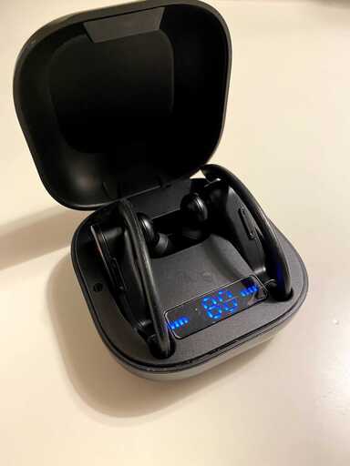 【美品】耳掛け式Bluetooth 完全ワイヤレスイヤホン