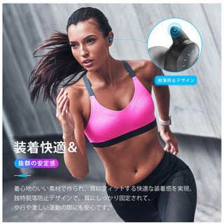新品未使用ワイヤレスイヤホンIPX7防水の画像