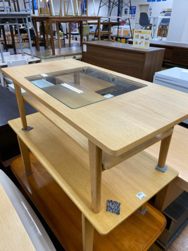 【トレファク 南浦和店】ウニコ　ガラスリビングテーブル