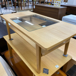 【トレファク 南浦和店】ウニコ　ガラスリビングテーブル