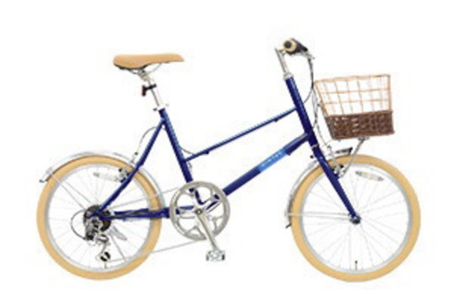 (取引中)自転車(ミニベロ) mimosa(ミモザ)：ディープブルー
