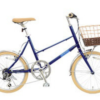 (取引中)自転車(ミニベロ) mimosa(ミモザ)：ディープブルー
