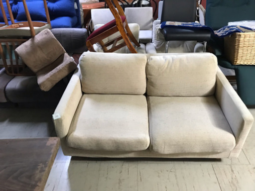 JF00043ソファー （無印良品）フェザークッション