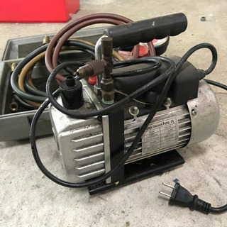 廃業処分品　真空ポンプ　ガスメーター器具つき