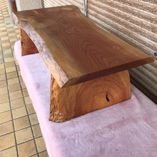 欅の座卓テーブル