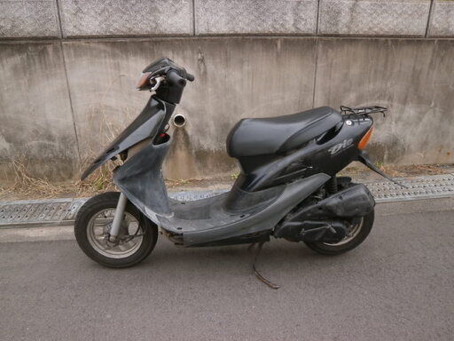 ホンダ　ライブディオ　2スト　フロント追突車　ですが　普通に走行可　部品取りか　足代わり、通勤、買い物　ゲタに