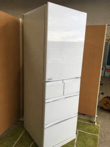 ☆三菱☆大型冷蔵庫☆455L☆高年式2017年☆ガラスパネル☆清掃済み超美品
